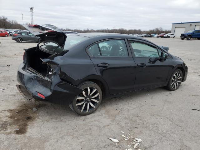 2HGFB2F9XFH504051 - 2015 HONDA CIVIC EXL შავი ფოტო 3