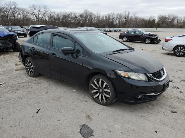 2HGFB2F9XFH504051 - 2015 HONDA CIVIC EXL შავი ფოტო 4