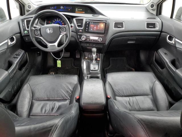 2HGFB2F9XFH504051 - 2015 HONDA CIVIC EXL შავი ფოტო 8