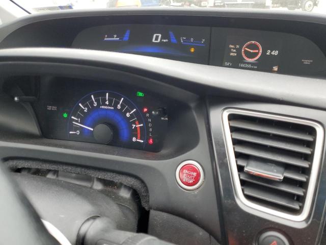 2HGFB2F9XFH504051 - 2015 HONDA CIVIC EXL შავი ფოტო 9