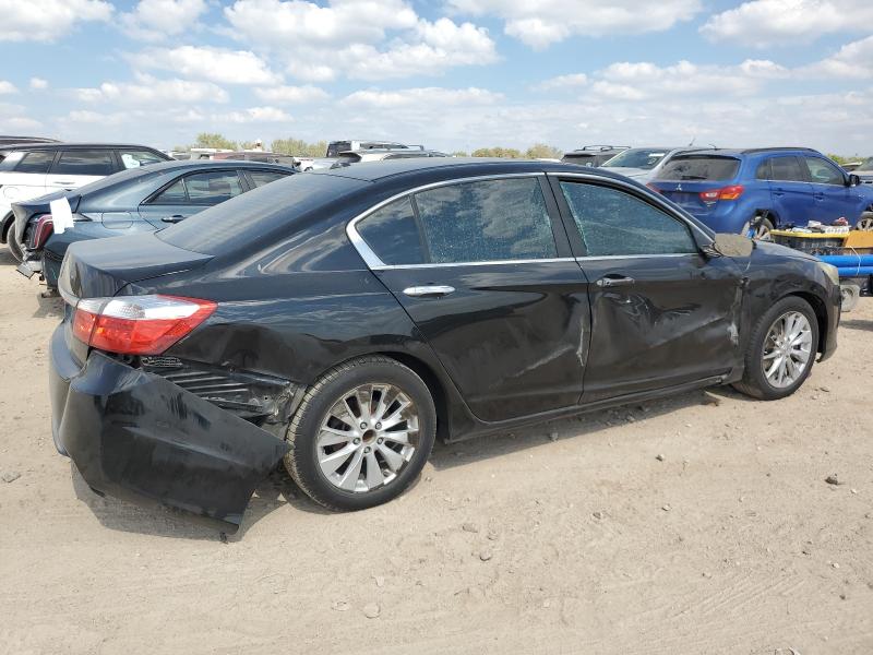 1HGCR2F89EA059160 - 2014 HONDA ACCORD EXL BLACK photo 3
