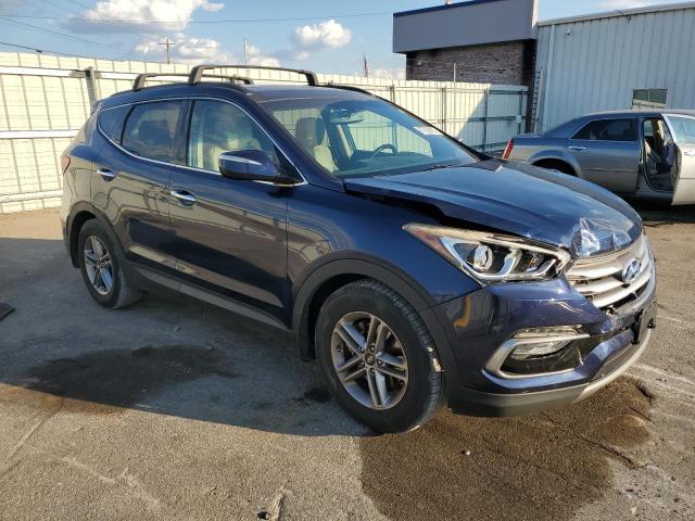 5XYZU3LB8HG487254 - 2017 HYUNDAI SANTA FE S 蓝色 照片 4