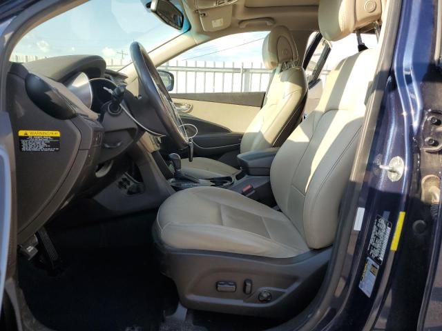 5XYZU3LB8HG487254 - 2017 HYUNDAI SANTA FE S 蓝色 照片 7