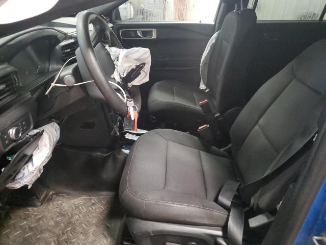 1FM5K8AW9LGC14770 - 2020 FORD EXPLORER POLICE INTERCEPTOR Көк фото 7