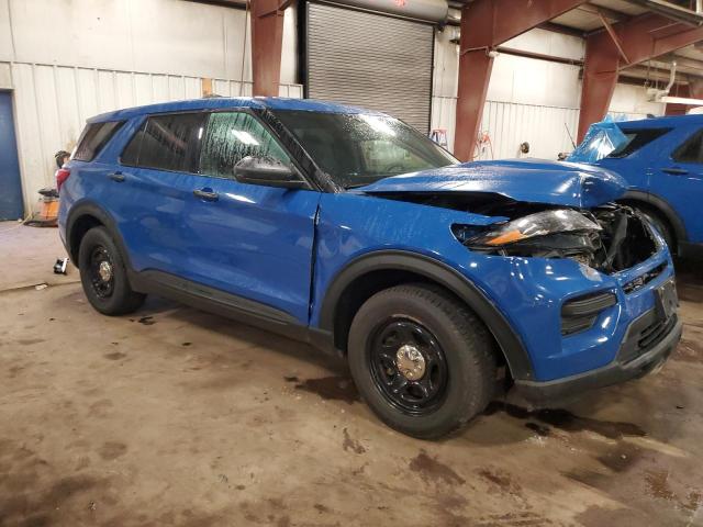 1FM5K8AW8MNA16274 - 2021 FORD EXPLORER POLICE INTERCEPTOR Mavi fotoğraf 4