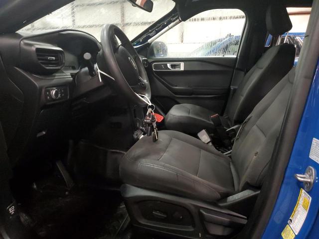 1FM5K8AW8MNA16274 - 2021 FORD EXPLORER POLICE INTERCEPTOR Mavi fotoğraf 7