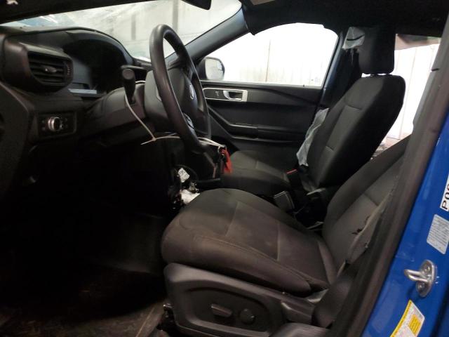 1FM5K8AW5MNA19147 - 2021 FORD EXPLORER POLICE INTERCEPTOR Bleu photo 7