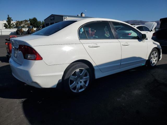1HGFA16539L018764 - 2009 HONDA CIVIC LX WHITE photo 3