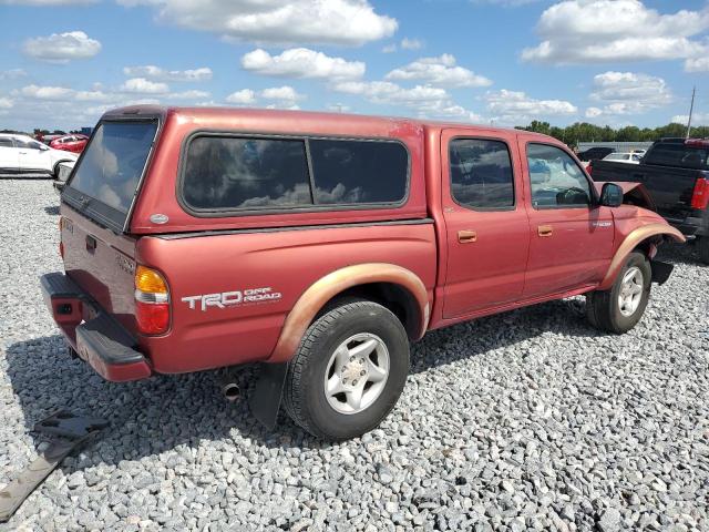 5TEGN92NX1Z845954 - 2001 TOYOTA TACOMA DOUBLE CAB PRERUNNER RED photo 3