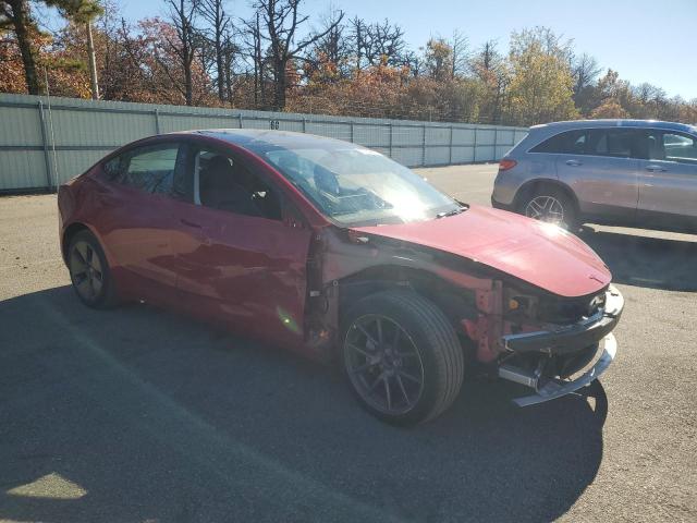 5YJ3E1EB1NF255702 - 2022 TESLA MODEL 3 红色 照片 4