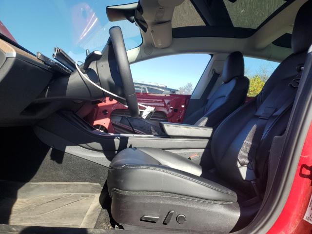 5YJ3E1EB1NF255702 - 2022 TESLA MODEL 3 红色 照片 7