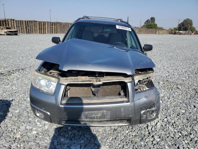 JF1SG63667H734344 - 2007 SUBARU FORESTER 2.5X Srebrny zdjęcie 5
