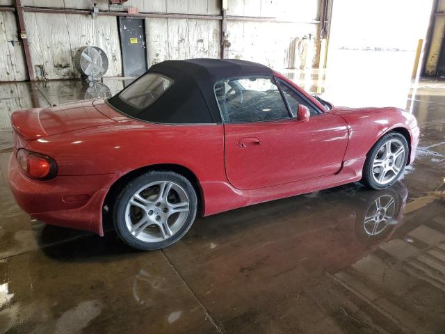 JM1NB353040403485 - 2004 MAZDA MX-5 MIATA BASE RED photo 3
