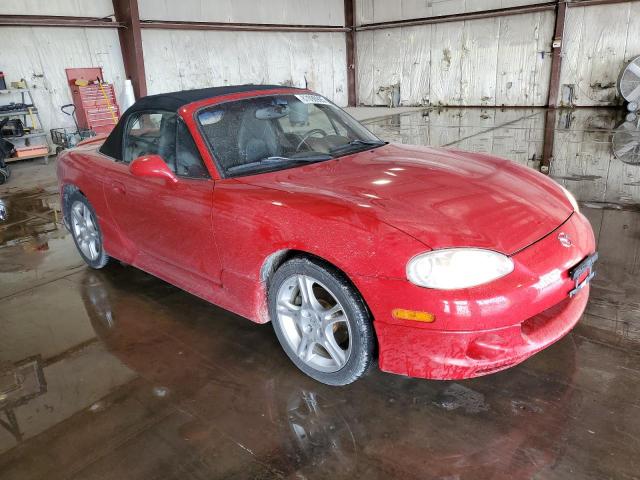 JM1NB353040403485 - 2004 MAZDA MX-5 MIATA BASE RED photo 4