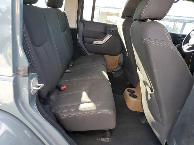 1C4BJWEG1EL255244 - 2014 JEEP WRANGLER U SAHARA ტურკოუსი ფოტო 11