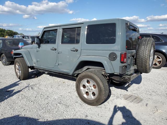 1C4BJWEG1EL255244 - 2014 JEEP WRANGLER U SAHARA ტურკოუსი ფოტო 2