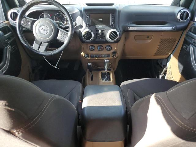 1C4BJWEG1EL255244 - 2014 JEEP WRANGLER U SAHARA ტურკოუსი ფოტო 8