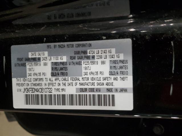 JM3KFBDM4K0610722 - 2019 MAZDA CX-5 GRAND TOURING BLACK photo 13