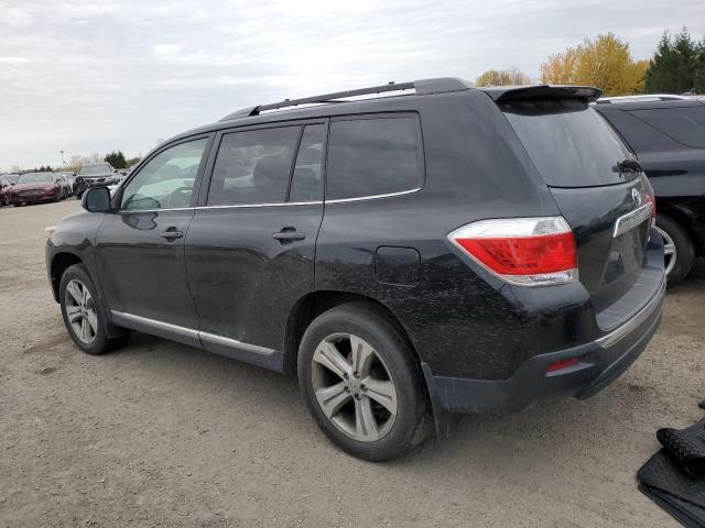 5TDBK3EHXCS121977 - 2012 TOYOTA HIGHLANDER BASE Czarny zdjęcie 2