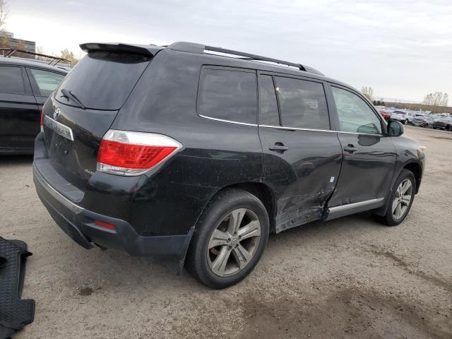 5TDBK3EHXCS121977 - 2012 TOYOTA HIGHLANDER BASE Czarny zdjęcie 3