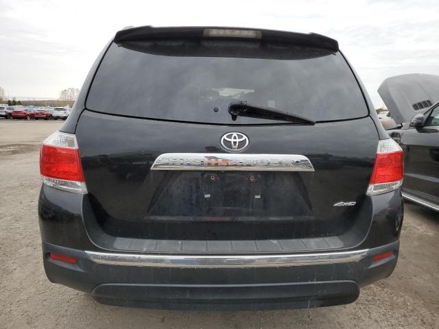 5TDBK3EHXCS121977 - 2012 TOYOTA HIGHLANDER BASE Czarny zdjęcie 6