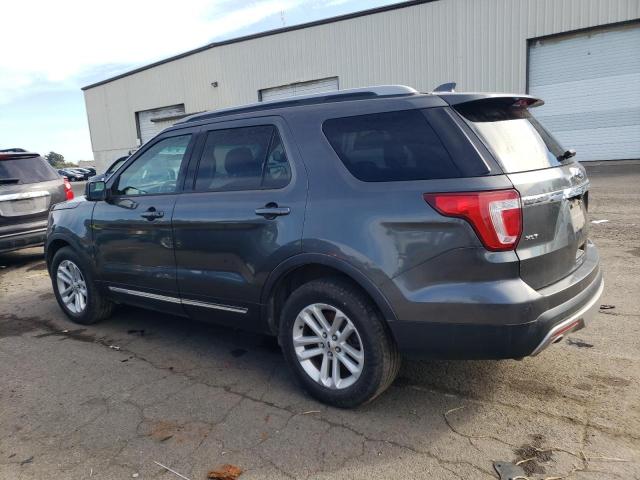 1FM5K7D86GGC35170 - 2016 FORD EXPLORER XLT GRAY photo 2