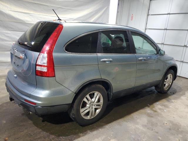 5J6RE3H70BL044801 - 2011 HONDA CR-V EXL 绿色 照片 3