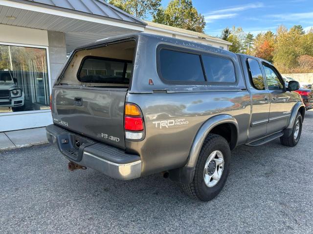 5TBBT441X3S360204 - 2003 TOYOTA TUNDRA ACCESS CAB SR5 GRAY photo 4