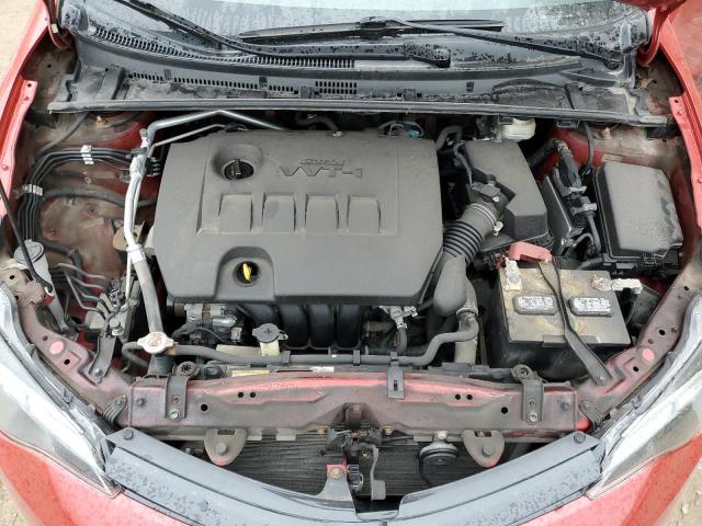 2T1BURHE9JC114426 - 2018 TOYOTA COROLLA L 红色 照片 11