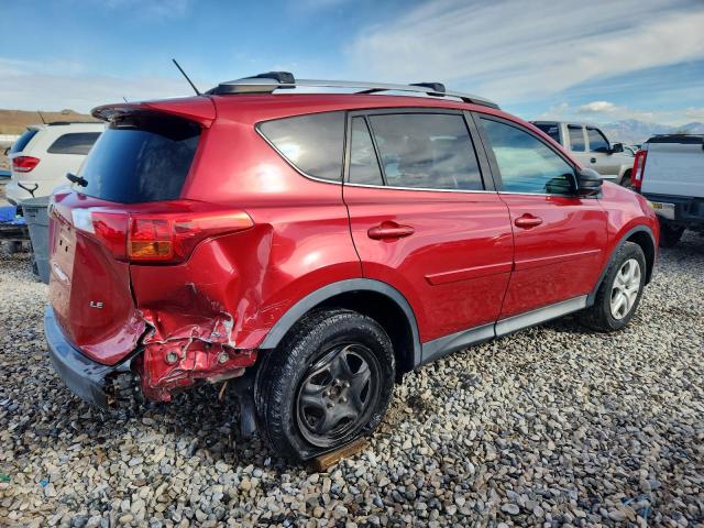 2T3ZFREV8DW041623 - 2013 TOYOTA RAV4 LE Qırmızı foto 3