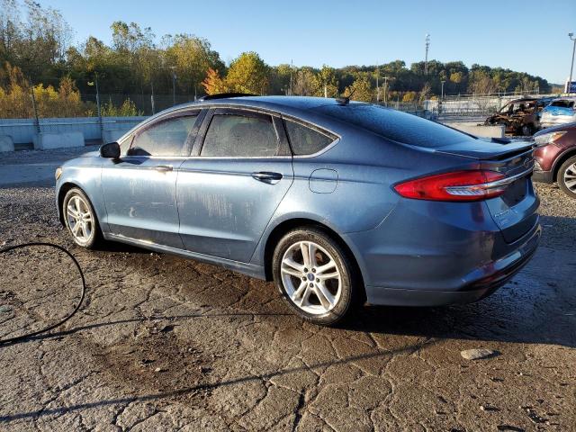 3FA6P0HD5JR265887 - 2018 FORD FUSION SE ლურჯი ფოტო 2