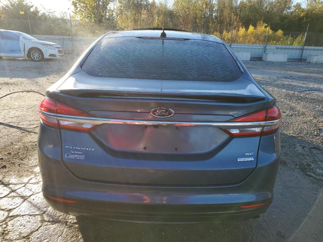 3FA6P0HD5JR265887 - 2018 FORD FUSION SE ლურჯი ფოტო 6