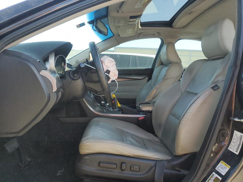 19UUA8F31EA007637 - 2014 ACURA TL SE CHARCOAL photo 7