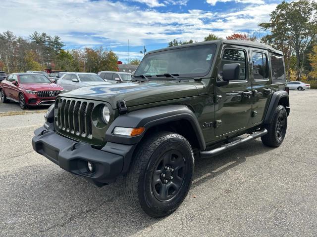 1C4HJXDN6NW195685 - 2022 JEEP WRANGLER U SPORT GREEN photo 2