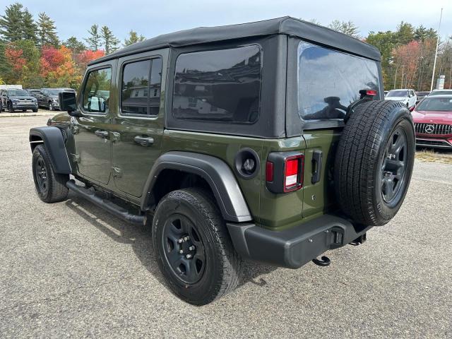 1C4HJXDN6NW195685 - 2022 JEEP WRANGLER U SPORT GREEN photo 3