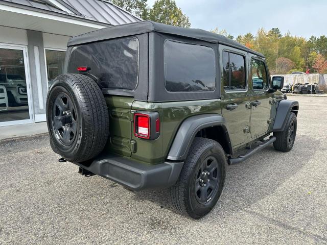1C4HJXDN6NW195685 - 2022 JEEP WRANGLER U SPORT GREEN photo 4