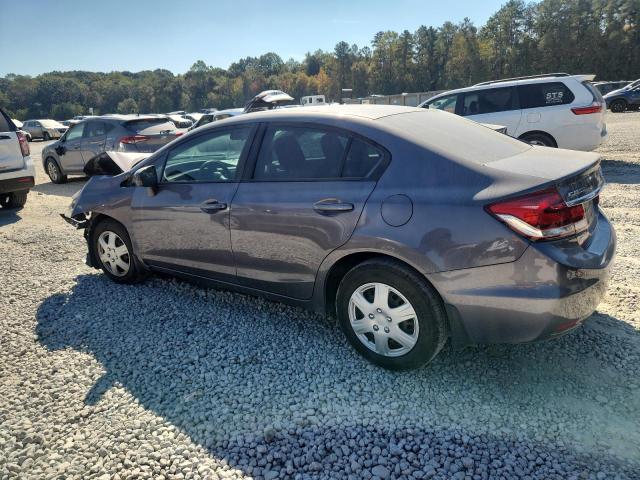 19XFB2F54FE070474 - 2015 HOND CIVIC LX GRAY photo 2