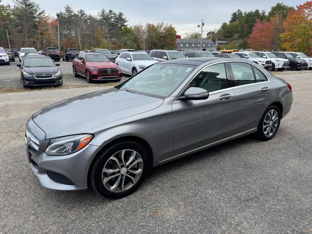 55SWF4KB4FU029007 - 2015 MERCEDES-BENZ C 300 4MATIC GRAY photo 2