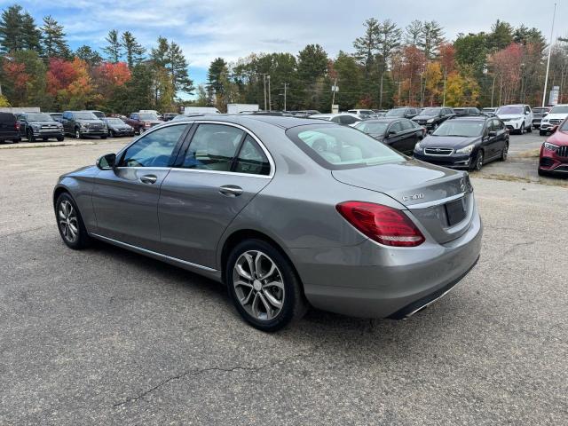 55SWF4KB4FU029007 - 2015 MERCEDES-BENZ C 300 4MATIC GRAY photo 3