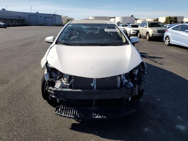 5YFBURHE7FP184448 - 2015 TOYOTA COROLLA L WHITE photo 5