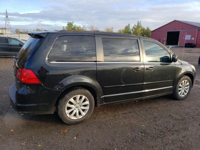 2C4RVABG5CR292697 - 2012 VOLKSWAGEN ROUTAN SE BLACK photo 3