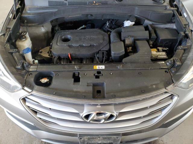 5XYZTDLB9JG539375 - 2018 HYUNDAI SANTA FE S GRAY photo 12