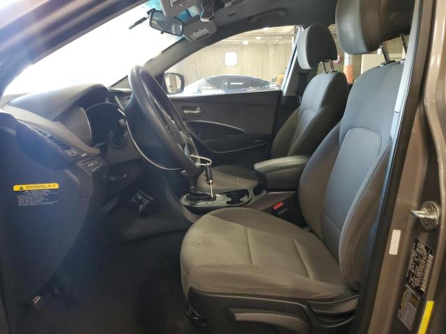 5XYZTDLB9JG539375 - 2018 HYUNDAI SANTA FE S GRAY photo 7