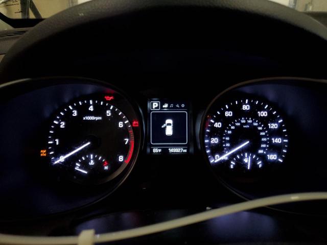 5XYZTDLB9JG539375 - 2018 HYUNDAI SANTA FE S GRAY photo 9