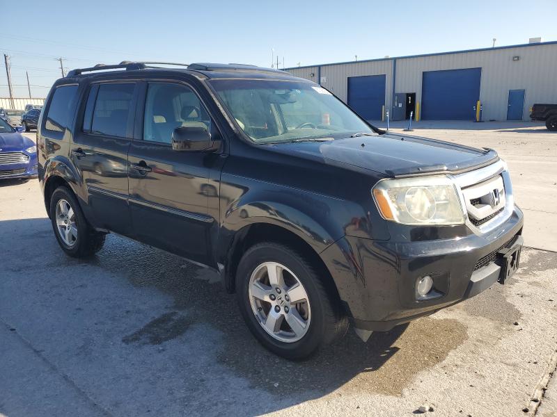 5FNYF38549B019667 - 2009 HONDA PILOT EXL შავი ფოტო 4