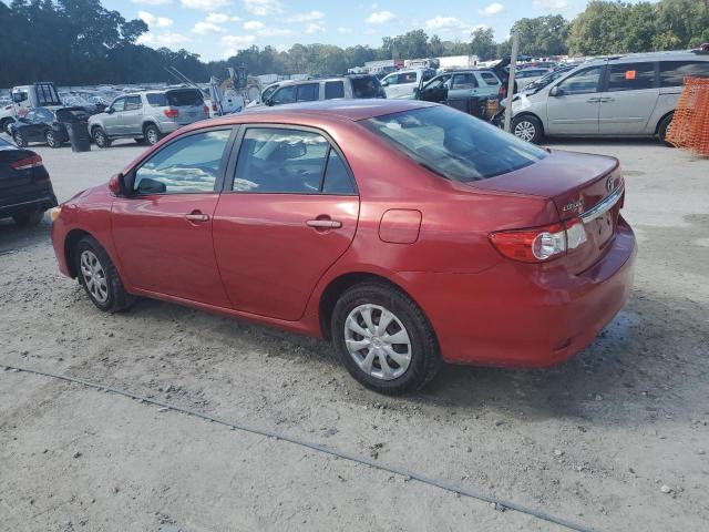 2T1BU4EE5BC540915 - 2011 TOYOTA COROLLA BASE Czerwony zdjęcie 2