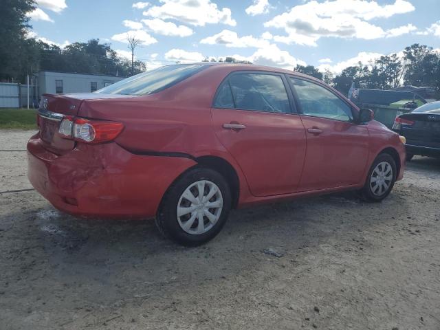 2T1BU4EE5BC540915 - 2011 TOYOTA COROLLA BASE Czerwony zdjęcie 3