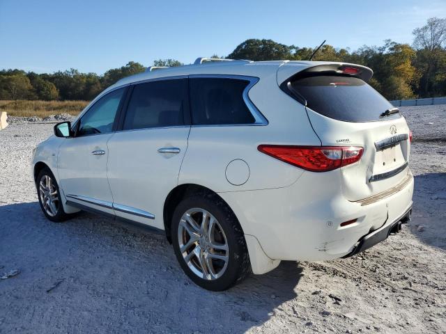 5N1AL0MM5EC525534 - 2014 INFINITI QX60 WHITE photo 2