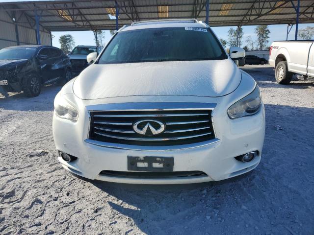 5N1AL0MM5EC525534 - 2014 INFINITI QX60 WHITE photo 5