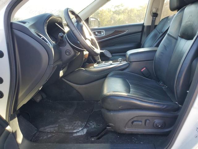 5N1AL0MM5EC525534 - 2014 INFINITI QX60 WHITE photo 7